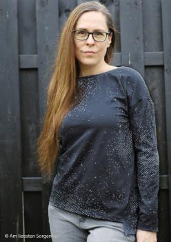 Preview: Baumwoll Jersey Great Fog Anthrazit-Grau by Käselotti von Swafing